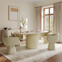 Modern Luxury Solid Plywood Dining Table with Ash Wood Finish