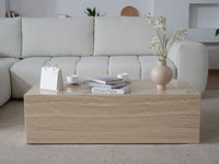 Modern Rectangular Sintered Stone Coffee Table