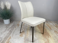 Modern Leather Ergonomic Dining Chair