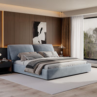 Velvet Modern Queen And King Size Bed (Removable & Washable Cover)