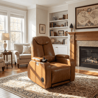 【LAS VEGAS MARKET EXHIBIT】Power Lift Recliner Chair with Bluetooth Speakers -Mobile Reclining Sofa with Extendable Footrest