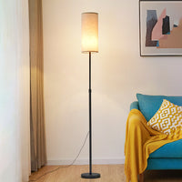 Minimalist Cylinder Shade Floor Lamp – Tall Standing Lamp for Bedroom & Living Room