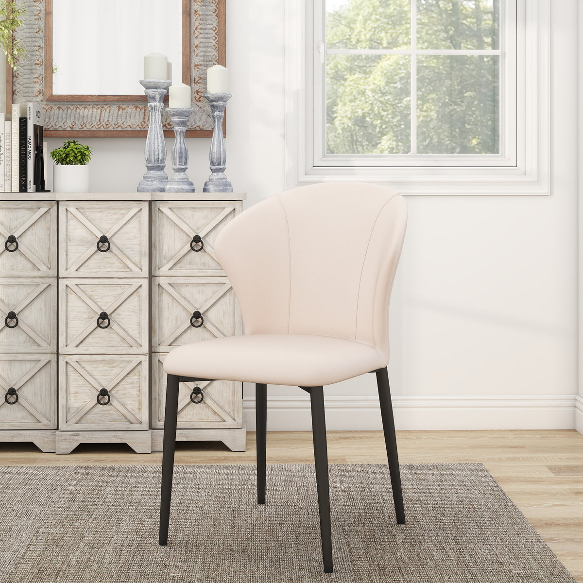 Italian Minimalist Luxury Dining Chairs Set of 2