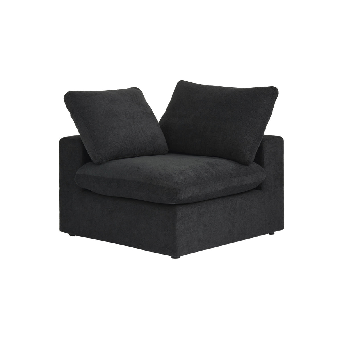 Sky Cloud Sectional Sofa | Replaceable Cover 40-Inch Linen Single Sofa 1-Seaters
