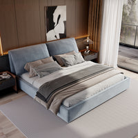 Velvet Modern Queen And King Size Bed (Removable & Washable Cover)