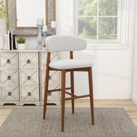 Modern Luxury Solid Wood Bar Stool