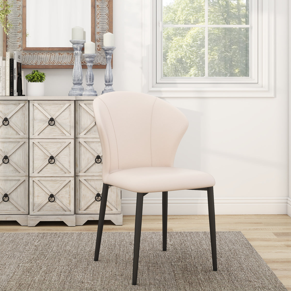 Italian Minimalist Luxury Dining Chairs Set of 2