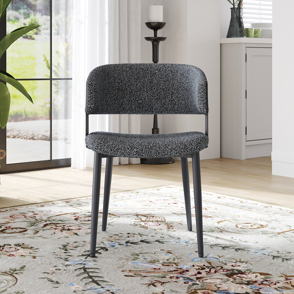 Modern Ergonomic Dining Chair Set of 2