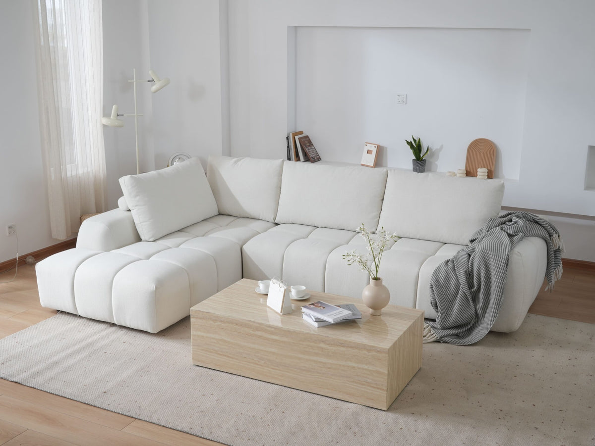 Modern Rectangular Sintered Stone Coffee Table