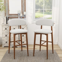 Modern Luxury Solid Wood Bar Stool