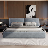Velvet Modern Queen And King Size Bed (Removable & Washable Cover)