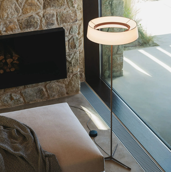 Modern Minimalist Floor Lamp with 3-Leg Base & Drum Shade – Standing Lamp for Living Room & Bedroom