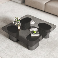Modular Puzzle Coffee Table – 2 Top Options (Tempered Glass / Sintered Stone)
