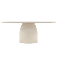Modern Luxury Solid Plywood Dining Table with Ash Wood Finish