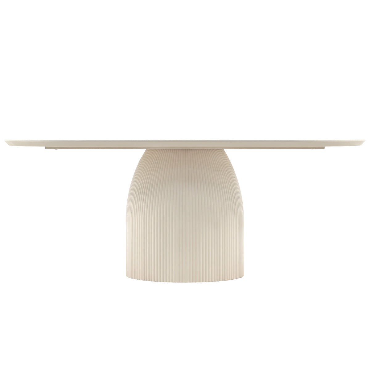 Modern Luxury Solid Plywood Dining Table with Ash Wood Finish
