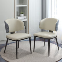 Minimalist Luxury Home Dining Lounge Chair Set of 2
