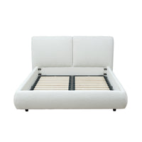 Bouclé Upholstered Platform Bed (Queen & King Size)