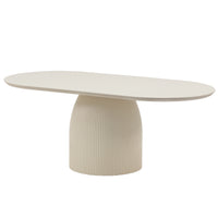 Modern Luxury Solid Plywood Dining Table with Ash Wood Finish