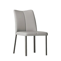 Modern Leather Ergonomic Dining Chair
