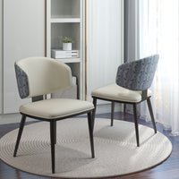 Minimalist Luxury Home Dining Lounge Chair Set of 2