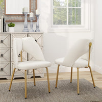 Light Luxury Design Aesthetics Dining Chairs Set of 2