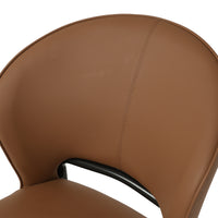Modern Italian Style PU Leather Dining Chair Set of 2