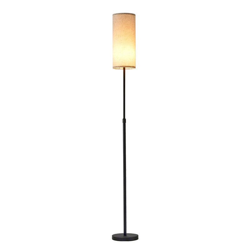 Minimalist Cylinder Shade Floor Lamp – Tall Standing Lamp for Bedroom & Living Room