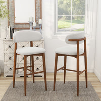 Modern Luxury Solid Wood Bar Stool