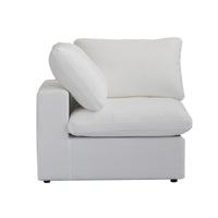 Sky Cloud Sectional Sofa | Replaceable Cover 40-Inch Linen Single Sofa 1-Seaters