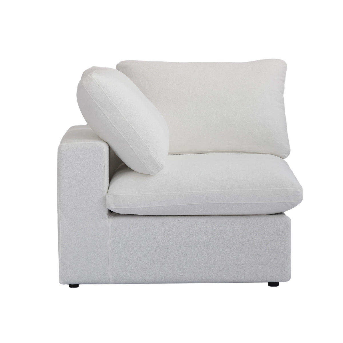Sky Cloud Sectional Sofa | Replaceable Cover 40-Inch Linen Single Sofa 1-Seaters