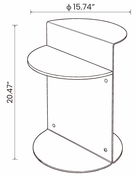 【LAS VEGAS MARKET EXHIBIT】2-Tier Sintered Stone Side Table, Matte Dark Gray Metal Frame Modern Half Moon Accent End Table for Living Room