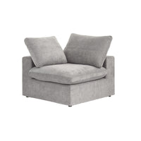 Sky Cloud Sectional Sofa | Replaceable Cover 40-Inch Linen Single Sofa 1-Seaters