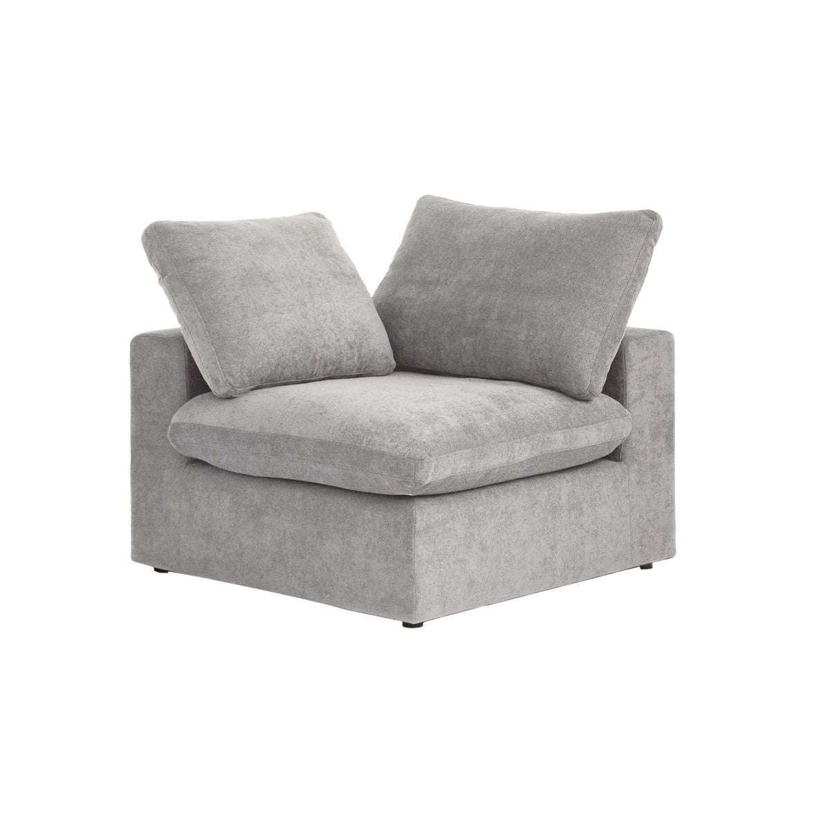 Sky Cloud Sectional Sofa | Replaceable Cover 40-Inch Linen Single Sofa 1-Seaters