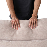 Fully Modular Linen-Look L-Shaped Sectional Sofa with Extra Thick Cushions, Removable Washable Slipcovers Reversible Chaise Couch