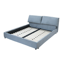 Velvet Modern Queen And King Size Bed (Removable & Washable Cover)