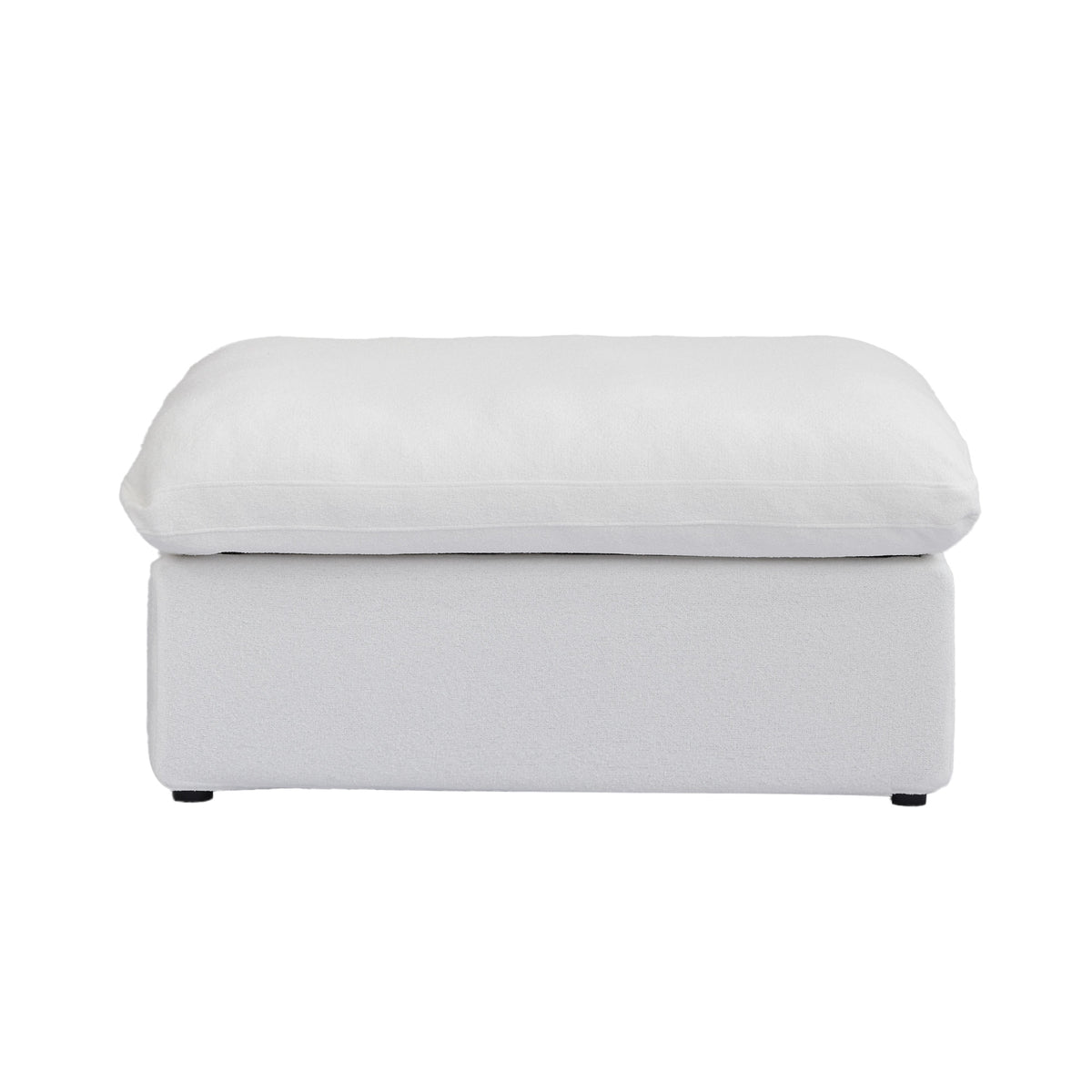 Sky Cloud Sectional Sofa | Modular Washable 40-Inch Linen Ottomans 1-Seaters