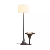 2-in-1 Floor Lamp with Tray Table – Modern Standing Lamp with Side Table for Living Room & Bedroom