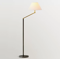 Adjustable Arm Floor Lamp with Empire Shade – Modern Standing Lamp for Living Room & Bedroom