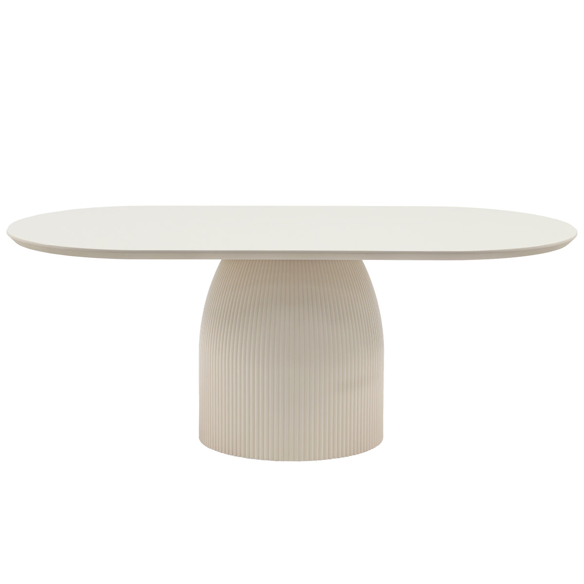 Modern Luxury Solid Plywood Dining Table with Ash Wood Finish