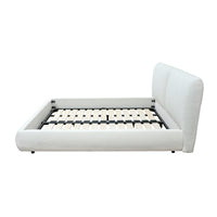 Bouclé Upholstered Platform Bed (Queen & King Size)