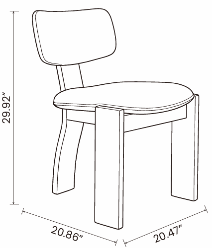 【LAS VEGAS MARKET EXHIBIT】Boucle Upholstered Solid Oak Dining Chair, Curved Thick Leg Minimalist Wabi-Sabi Side Chair for Dining Room