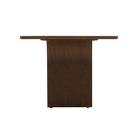 Light Luxury Modern Style Arched Table Legs Light Wood Dining Table