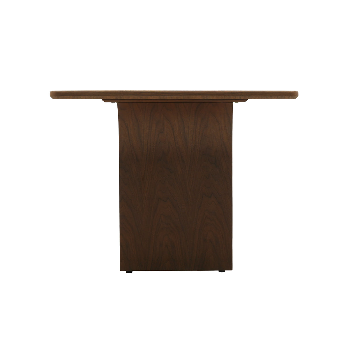 Light Luxury Modern Style Arched Table Legs Light Wood Dining Table
