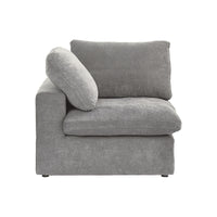 Sky Cloud Sectional Sofa | Replaceable Cover 40-Inch Linen Single Sofa 1-Seaters