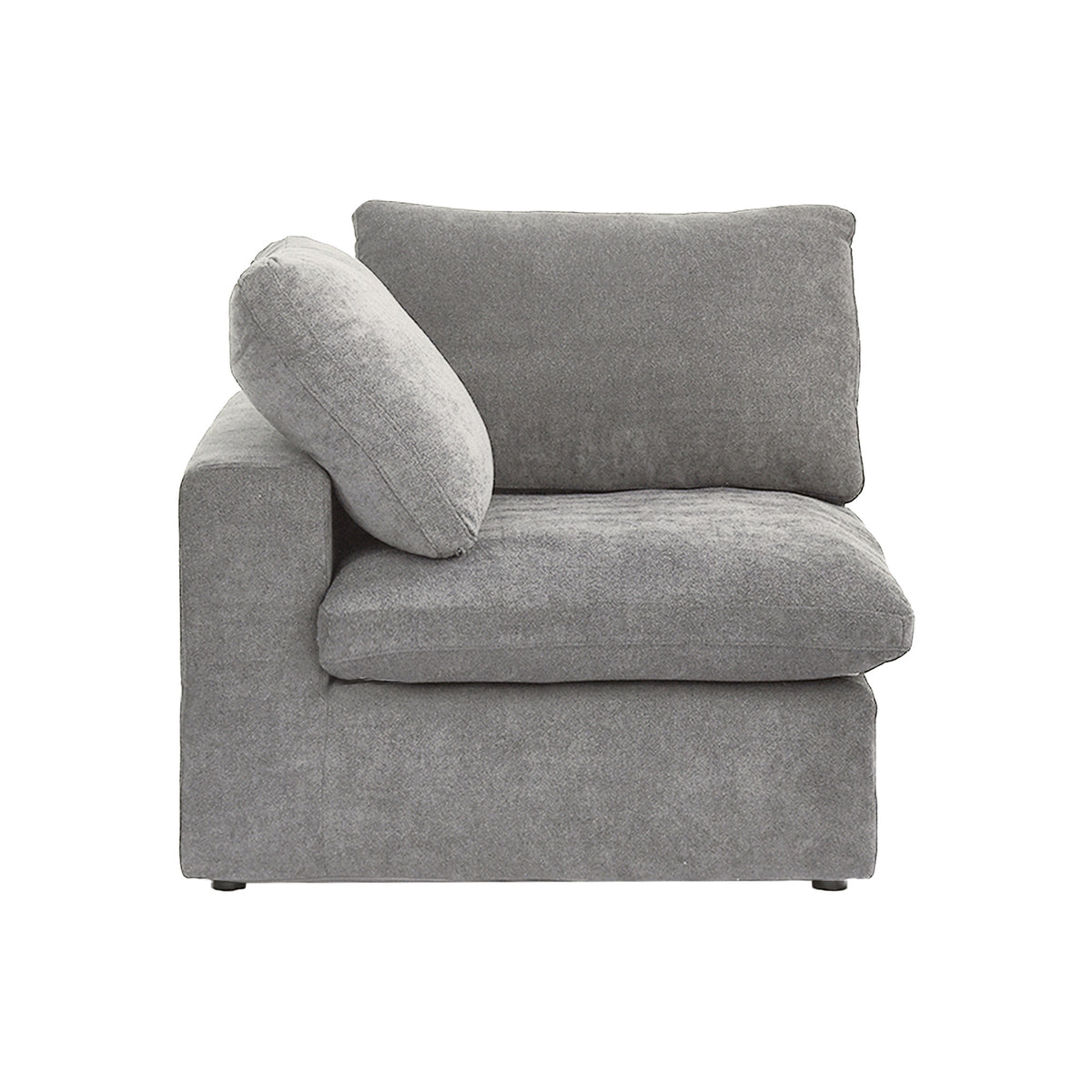 Sky Cloud Sectional Sofa | Replaceable Cover 40-Inch Linen Single Sofa 1-Seaters