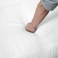Modern Sherpa Wide Seat Sofa