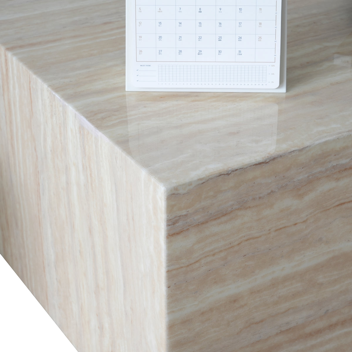 Modern Rectangular Sintered Stone Coffee Table