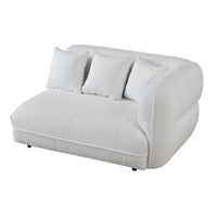 Spacious Sherpa Curved Couch