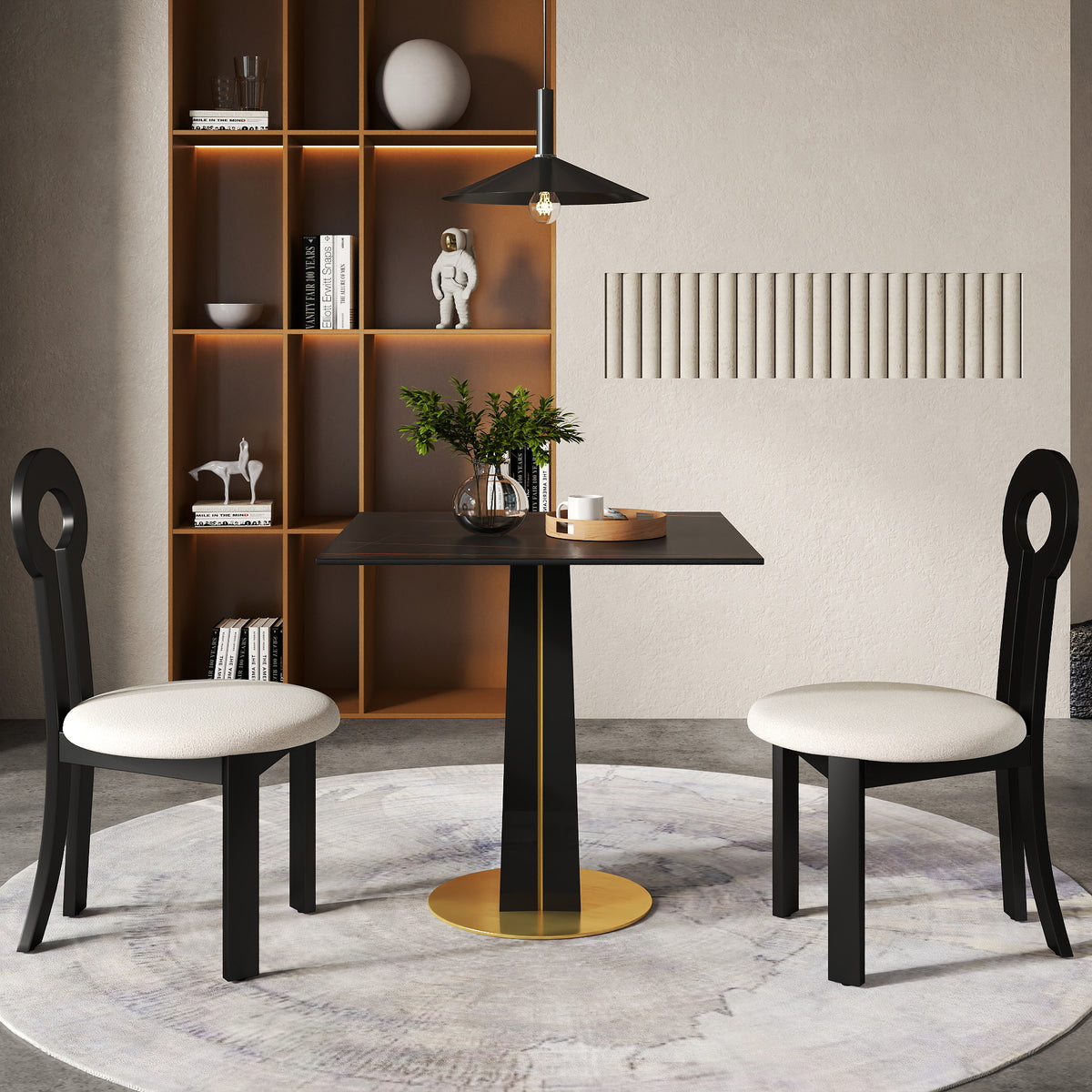 Light Luxury Conversation Table – Multi-Shape & Material Options + Color-Block Legs, Leisure Tea Table