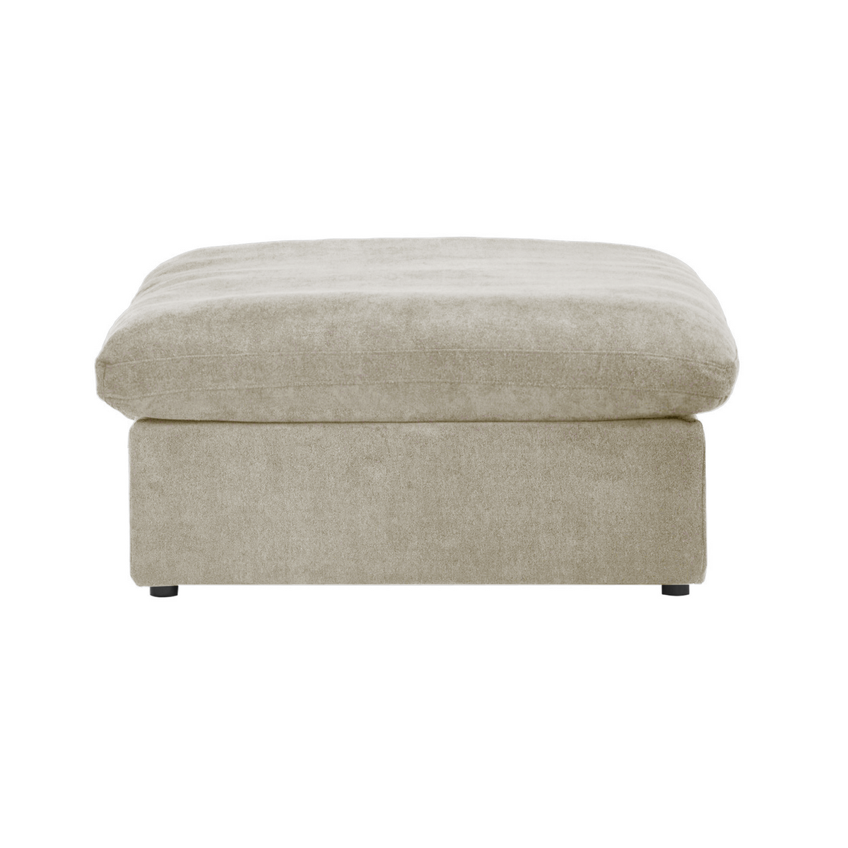 Sky Cloud Sectional Sofa | Modular Washable 40-Inch Linen Ottomans 1-Seaters